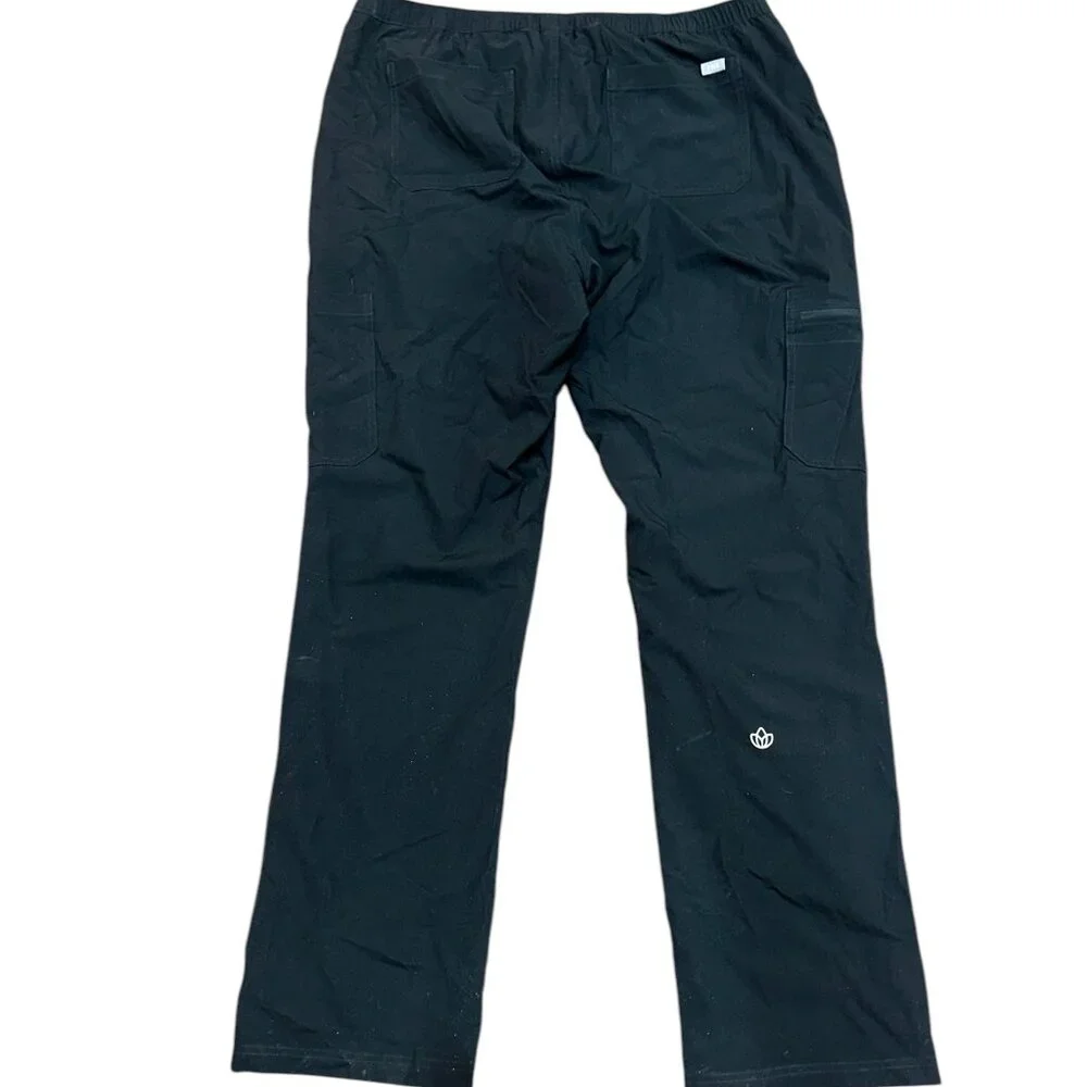 FIGS Cairo Cargo Pants 2XL Tall‎ Black Medical Healthcare Nurse Hospital